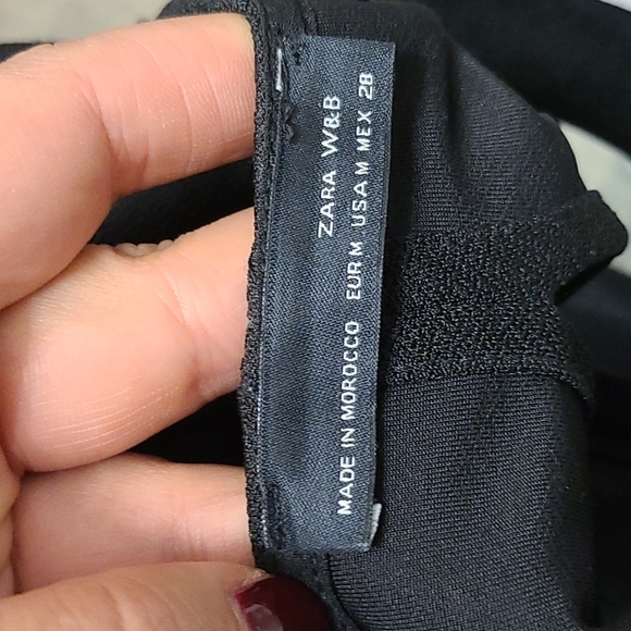 ZARA  Black MINI dress - Picture 9 of 9